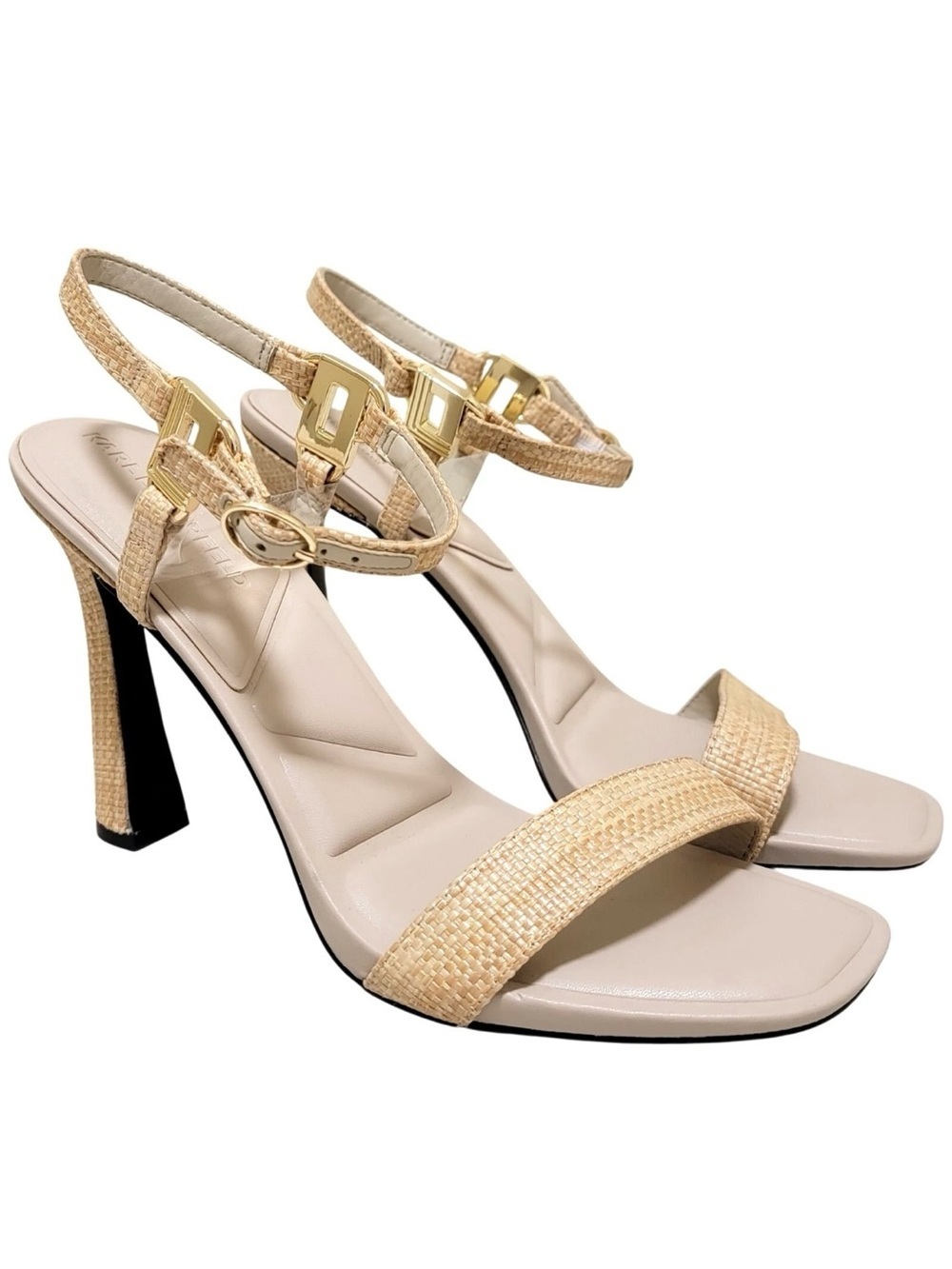 Karl Lagerfeld Paris Cybil High Heel Ankle Strap Sandals Size US 6M/36B